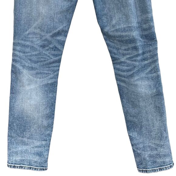 American Eagle Mens SZ 29x32 Athletic Fit Jeans Airflex+ Distressed Pockets Blue - Picture 6 of 12